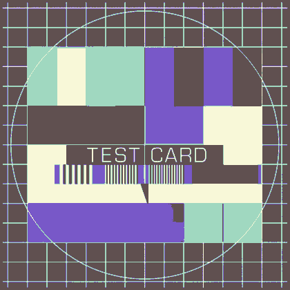 Grafik: TV Testbild 2 Bit 4 Color