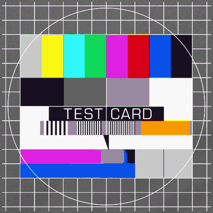 Grafik: TV Testbild 4 Bit 16 Color